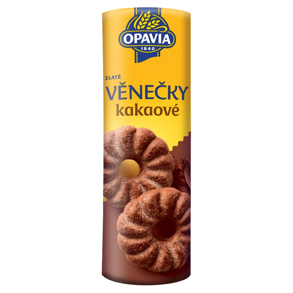 Opavia sušenky Zlaté Věnečky kakaové sušenky 150g
