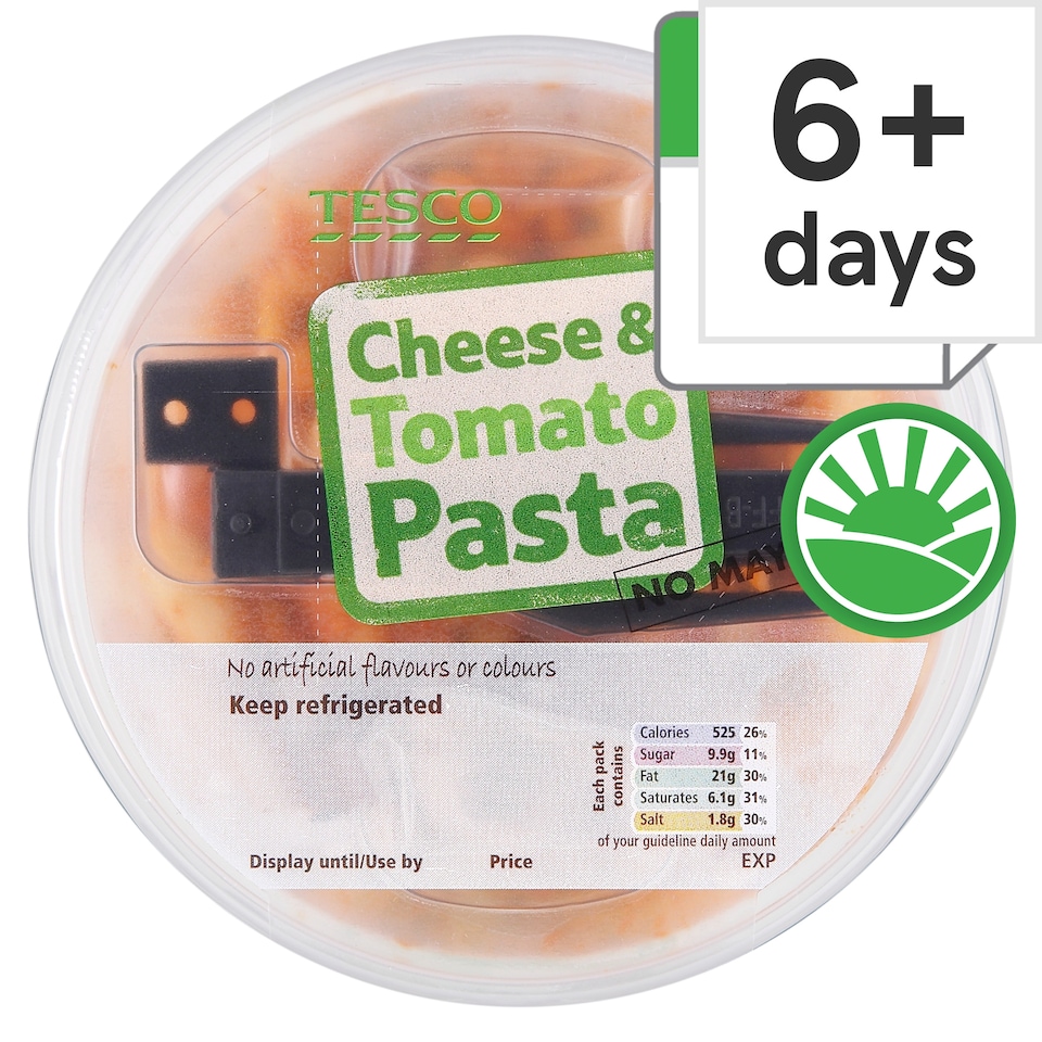 Tesco Cheese & Tomato Pasta 300G