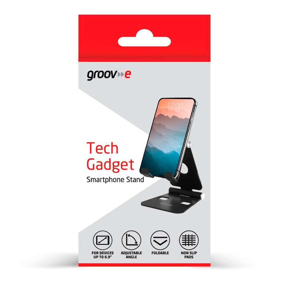 Groov-e Tech Gadget Smartphone Stand Black