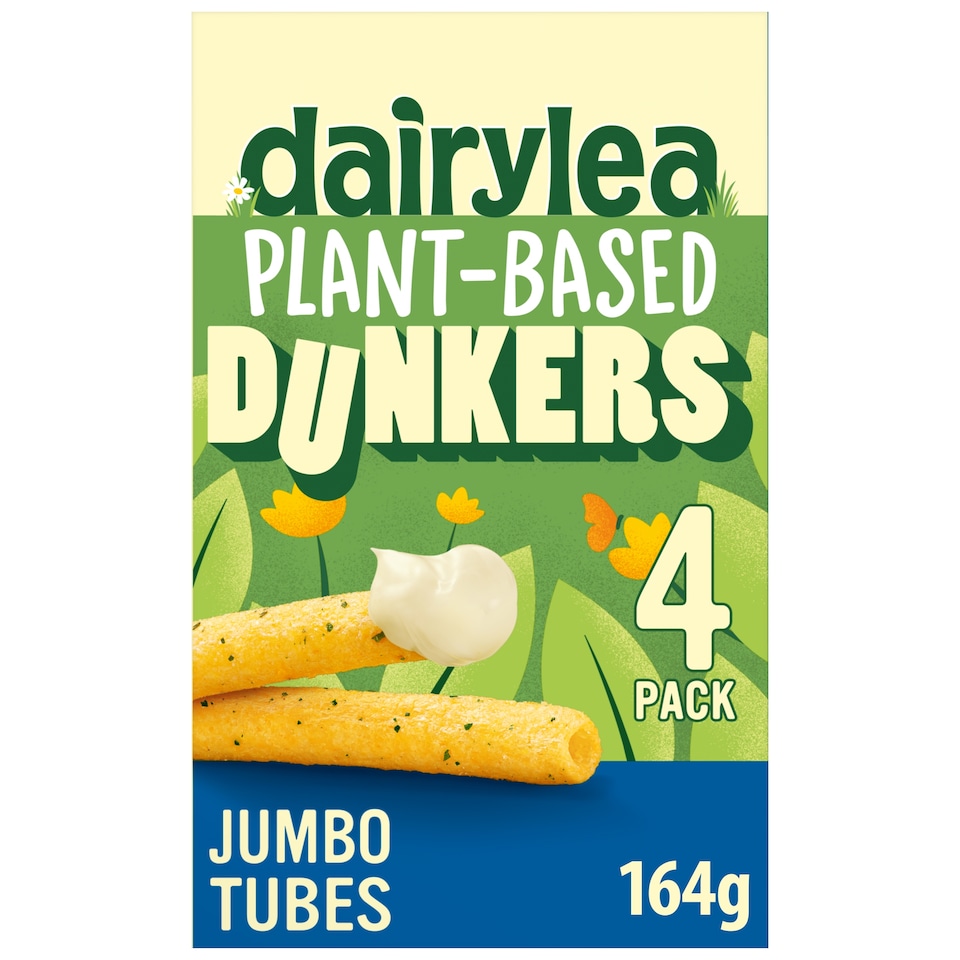 image 1 of Dairylea Dunkers Plant Based Jumbo Tubes 4 Pack