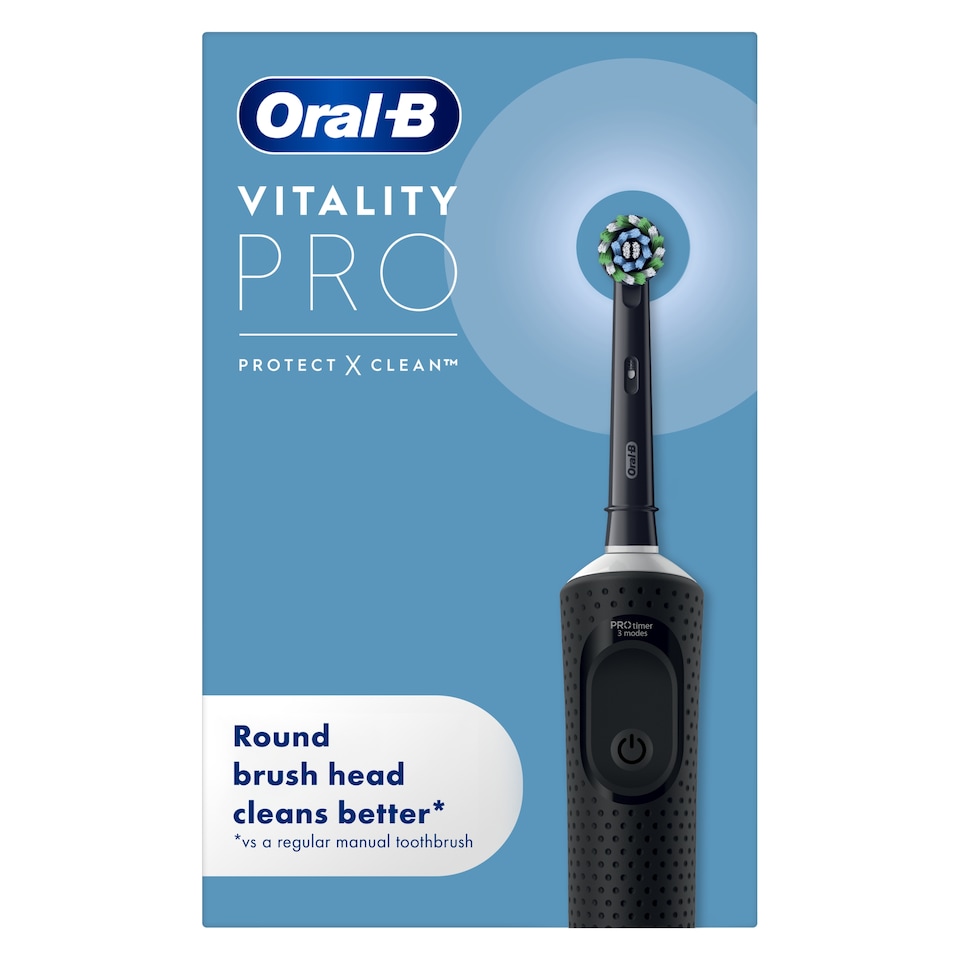 image 1 of Oral-B Vitality Pro Black Electric Toothbrush