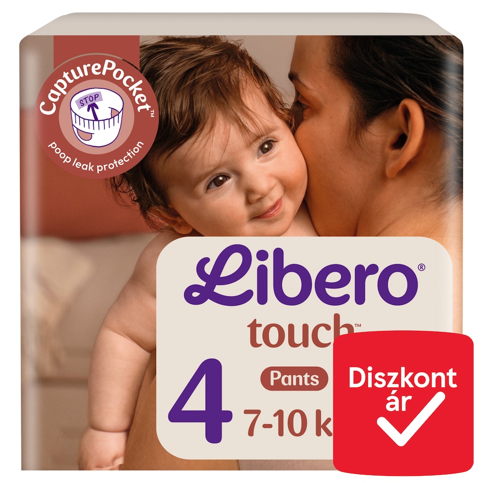 Libero Touch bugyipelenka, méret: 4, 7-10 kg, 29 db  1. kép
