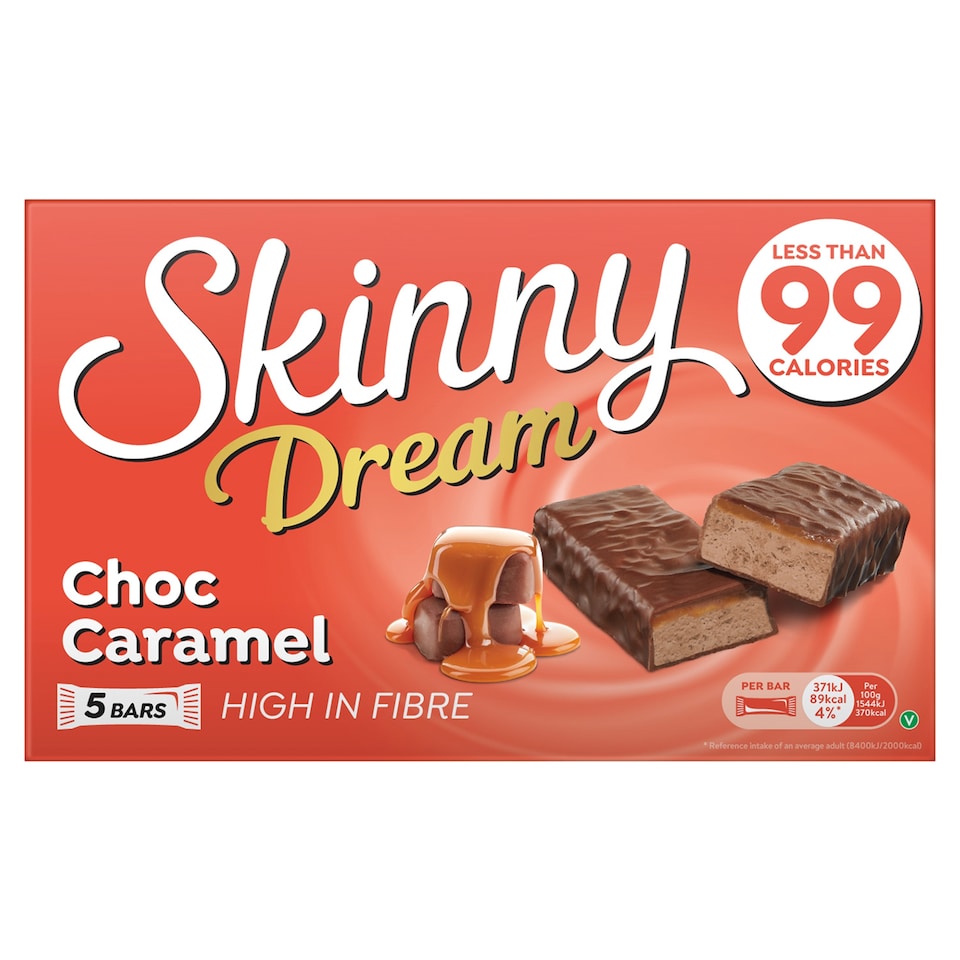 Skinny Dream Choc Caramel 5x24g