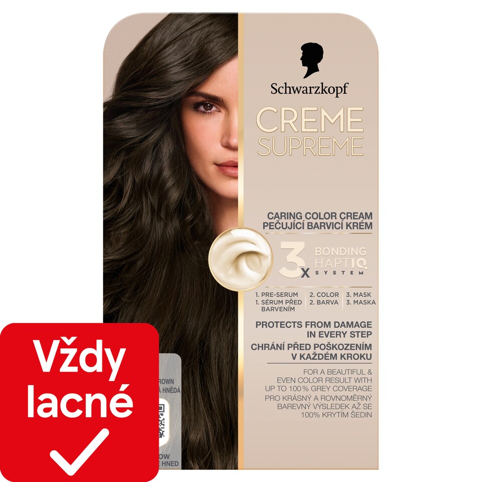 Schwarzkopf Creme Supreme Farba na vlasy 5-1 chladná svetlá hnedá
