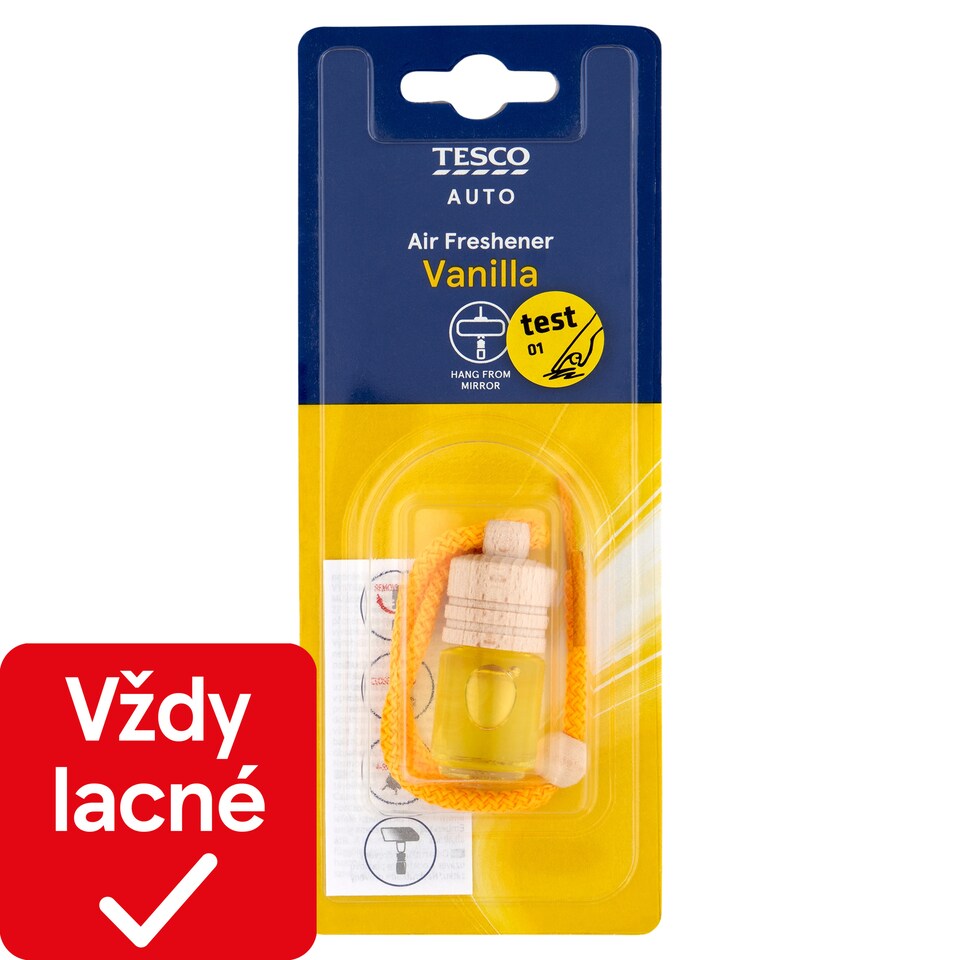 Tesco Auto Osviežovač vzduchu vanilka 5 ml
