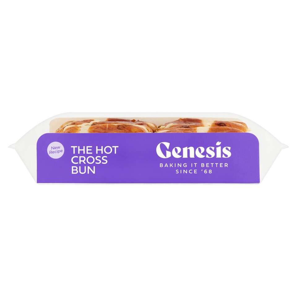 Genesis Crafty Hot Cross Buns 4 Pack