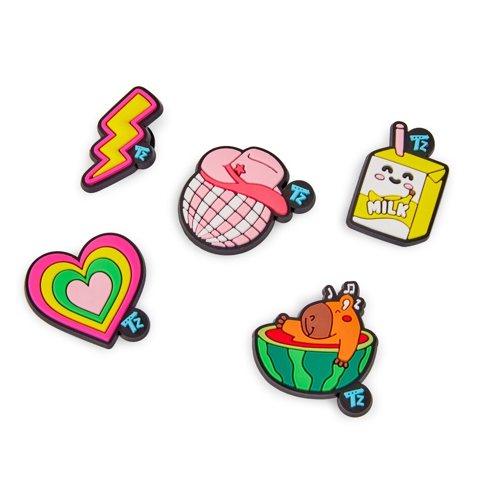 image 1 of Taggeez Surprise 5 Charm Bag Assorted Pink