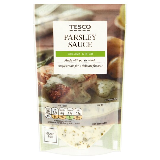 Tesco Parsley Sauce 180G Tesco Groceries