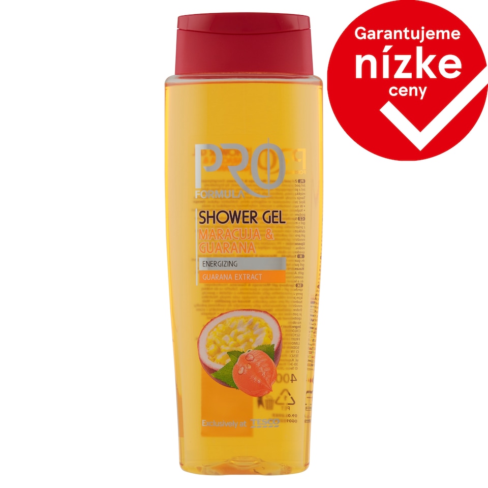 Tesco Pro Formula Sprchový gél Maracuja & Guarana 400 ml