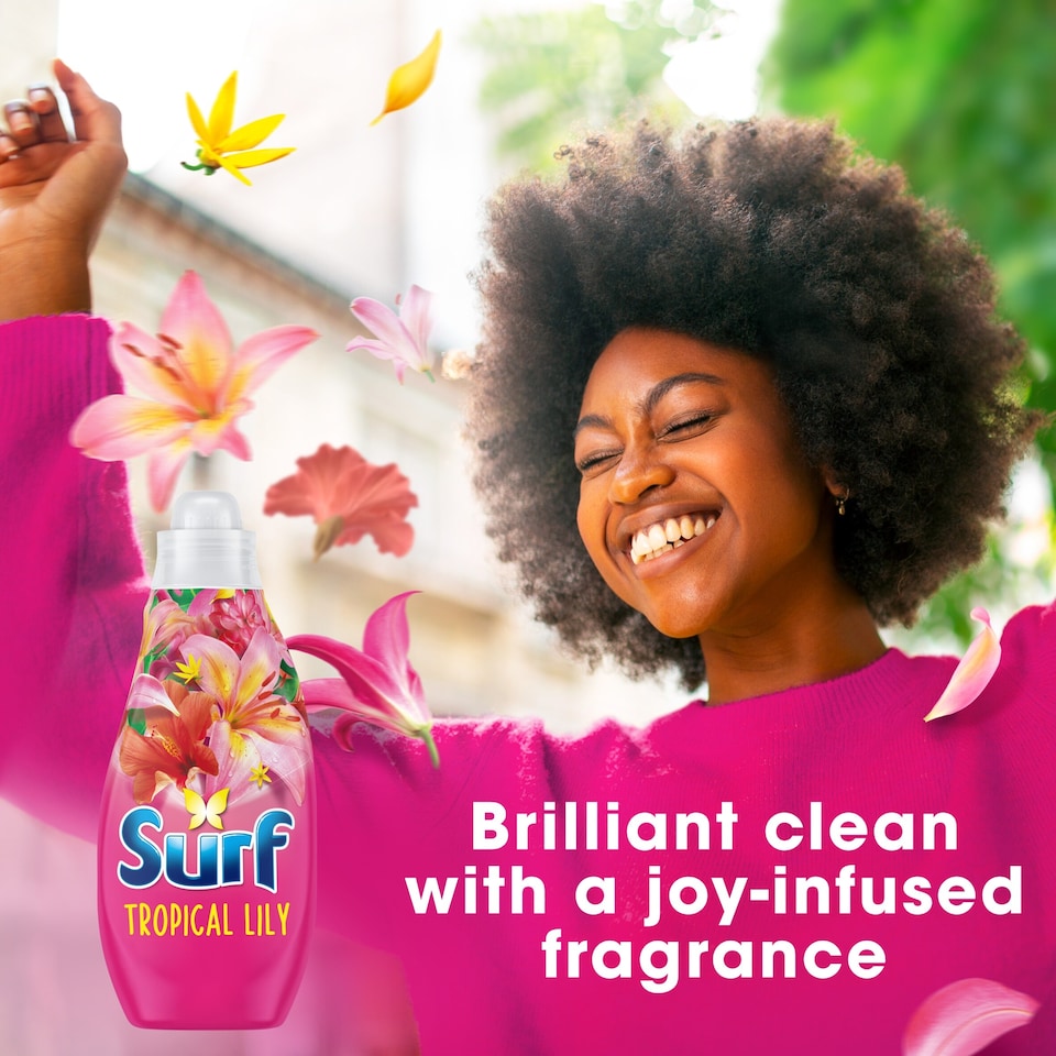 image 1 of Surf Tropical Lily Liquid Laundry Detergent 24 Washes 648ml