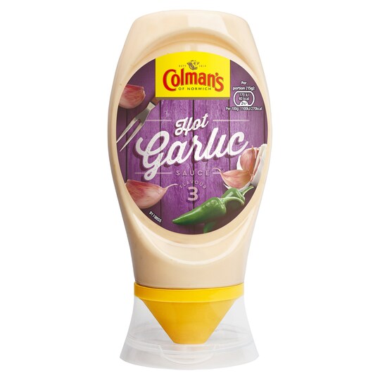 Colman's Hot Garlic Chilli Sauce 250Ml Tesco Groceries