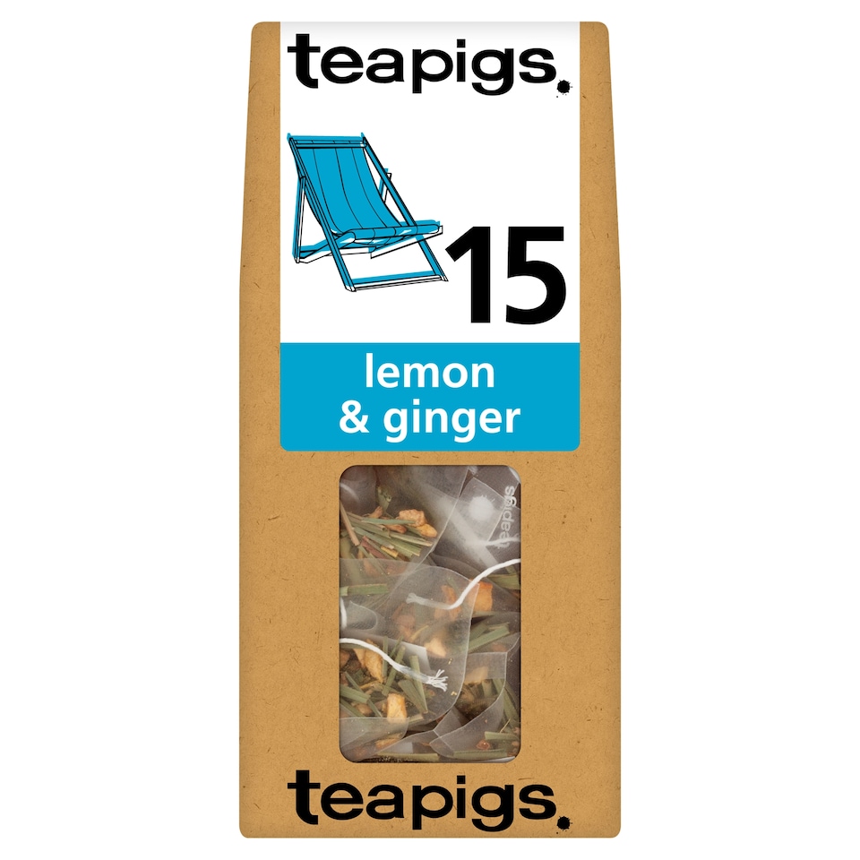 Teapigs Lemon & Ginger Tea Bags 15 Pack 37.5g