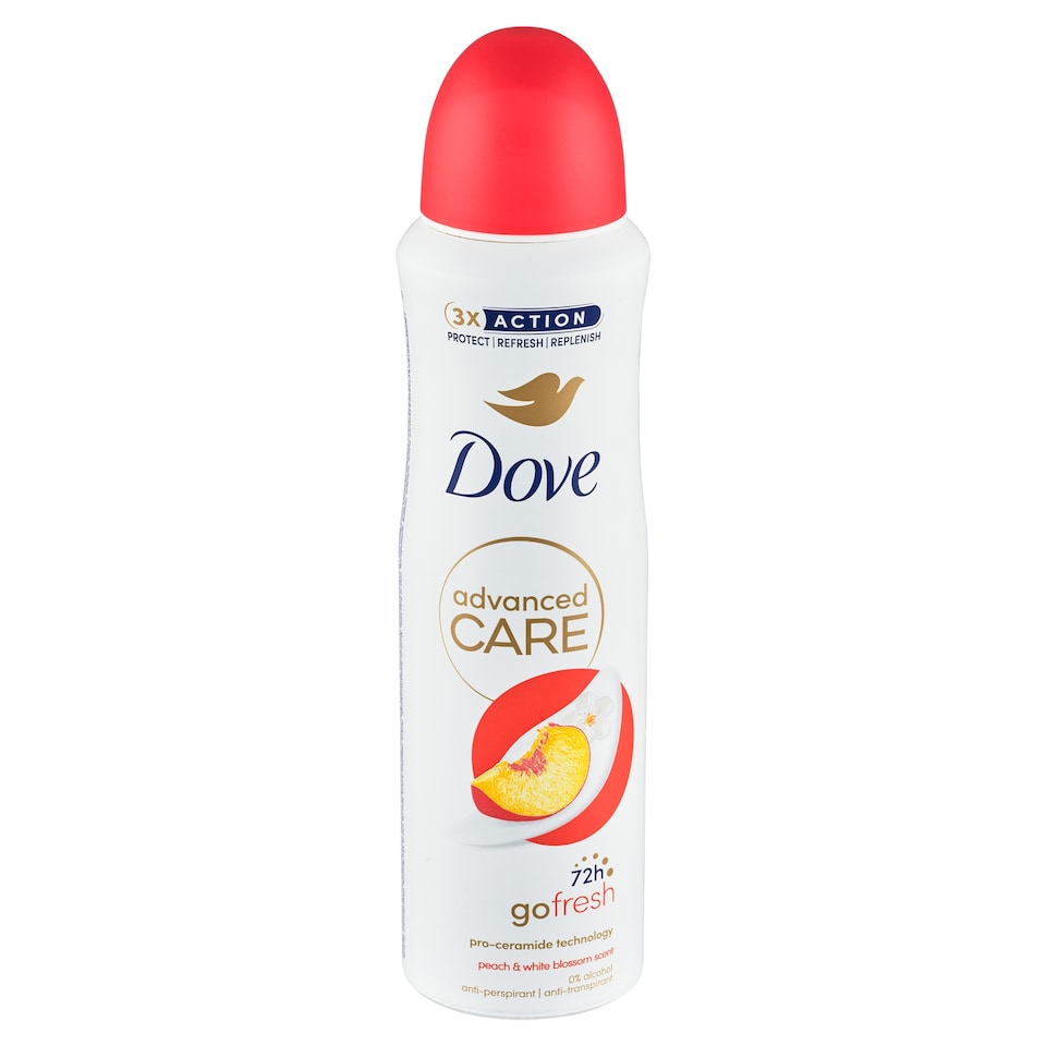 Obrázek 1 pro produkt Dove Advanced Care Peach & White Blossom antiperspirant sprej 150ml