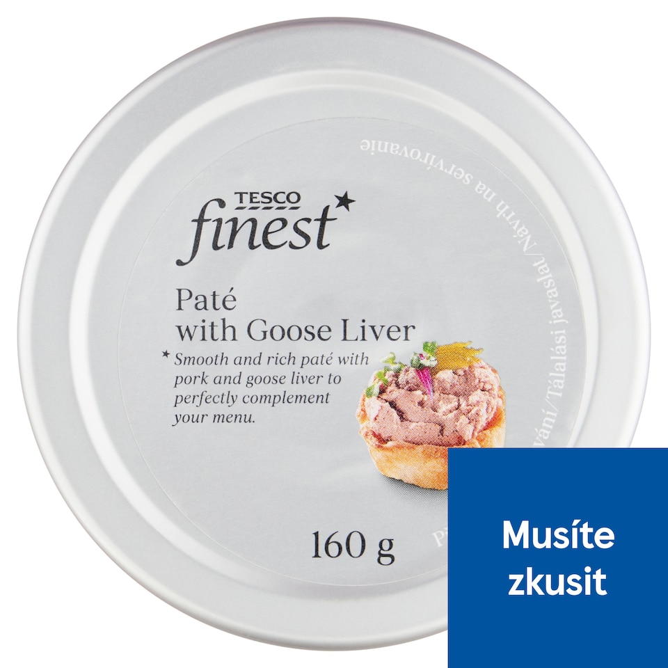 Tesco Finest Paté with Goose Liver 160g