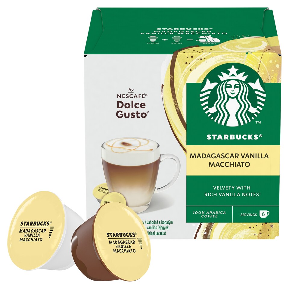 image 1 of STARBUCKS Vanilla Macchiato by NESCAFÉ Dolce Gusto - 12 Capsules (6 Cups)