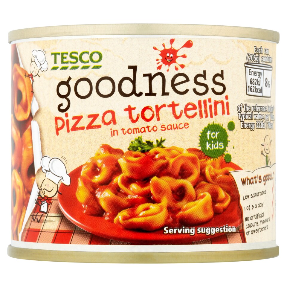 Tesco Goodness Pizza Tortellini 205G