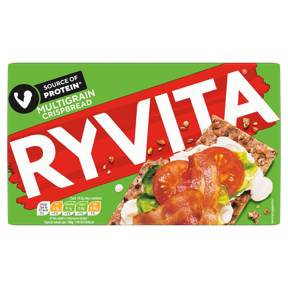 Ryvita Multigrain Rye Bread 250G