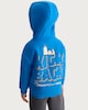 image 3 of Peanuts Snoopy Cotton Rich Social Club Hoodie in Blue