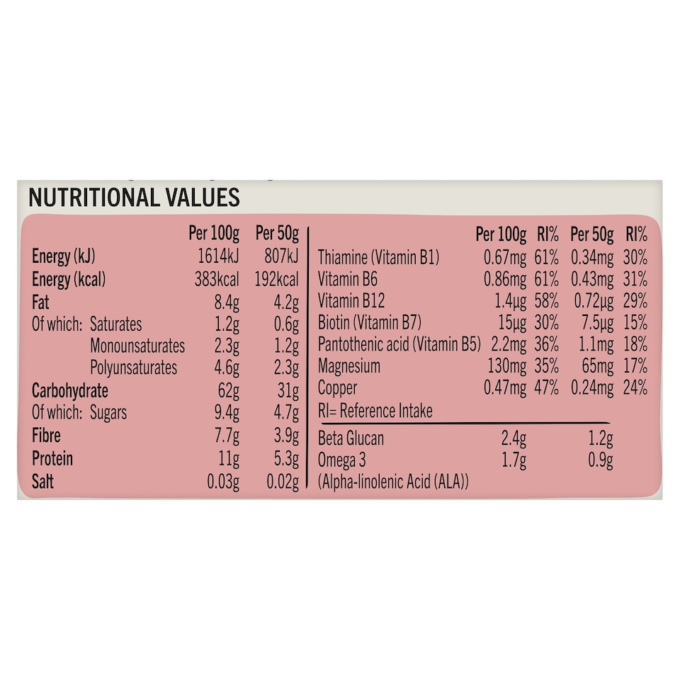 image 1 of Linwoods Energy Overnight Oats, Strawberry Flavour 300g