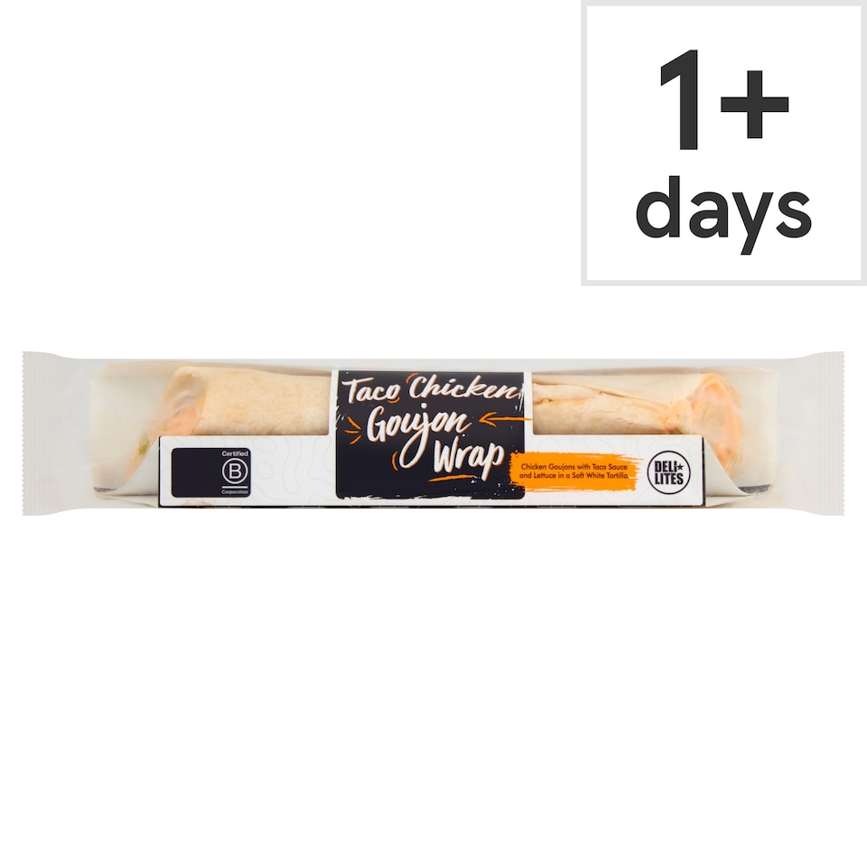 Deli Lites Taco Chicken Goujon Wrap 200g