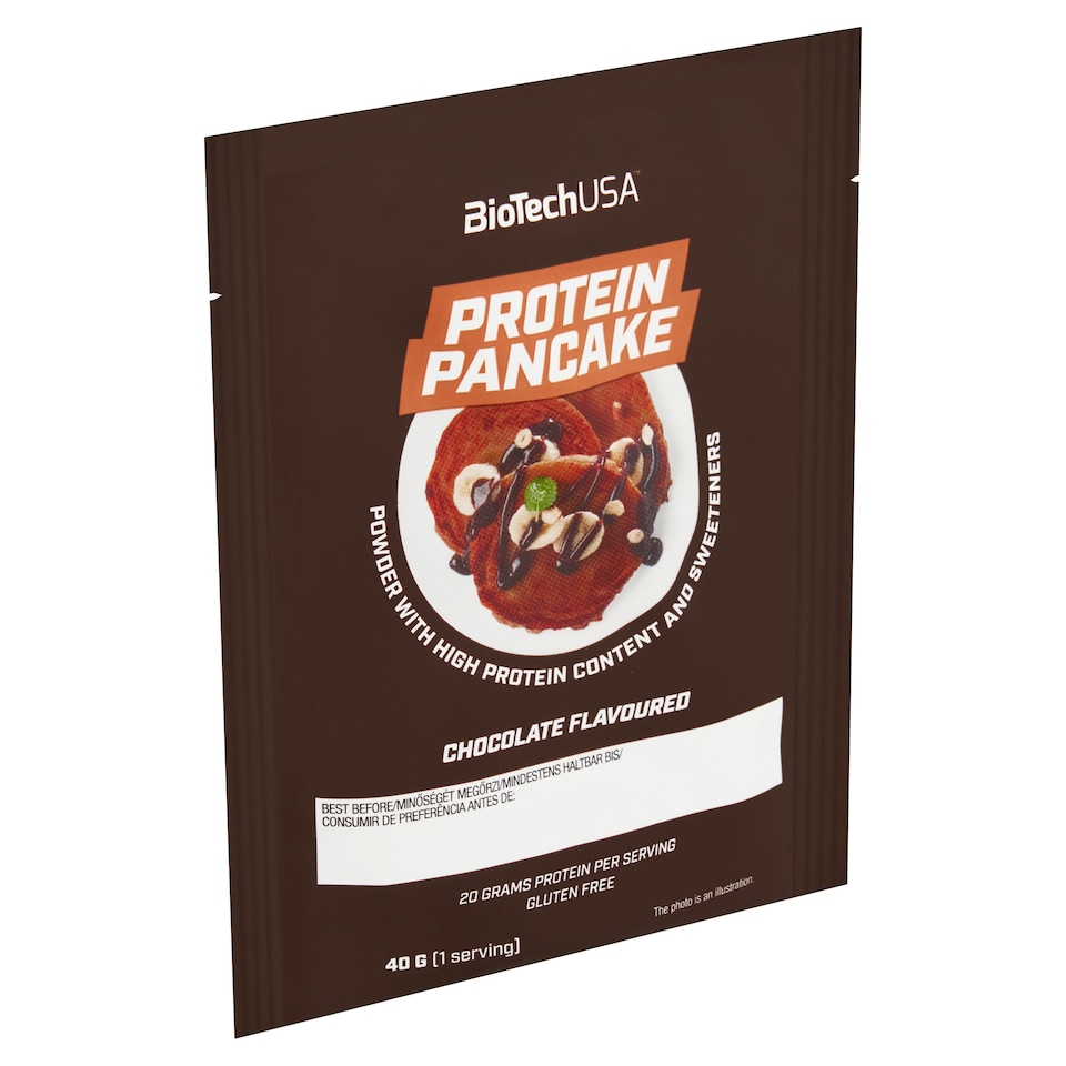 image 1 of BioTechUSA Protein Pancake prášok na prípravu palaciniek s čokoládovou príchuťou 40 g