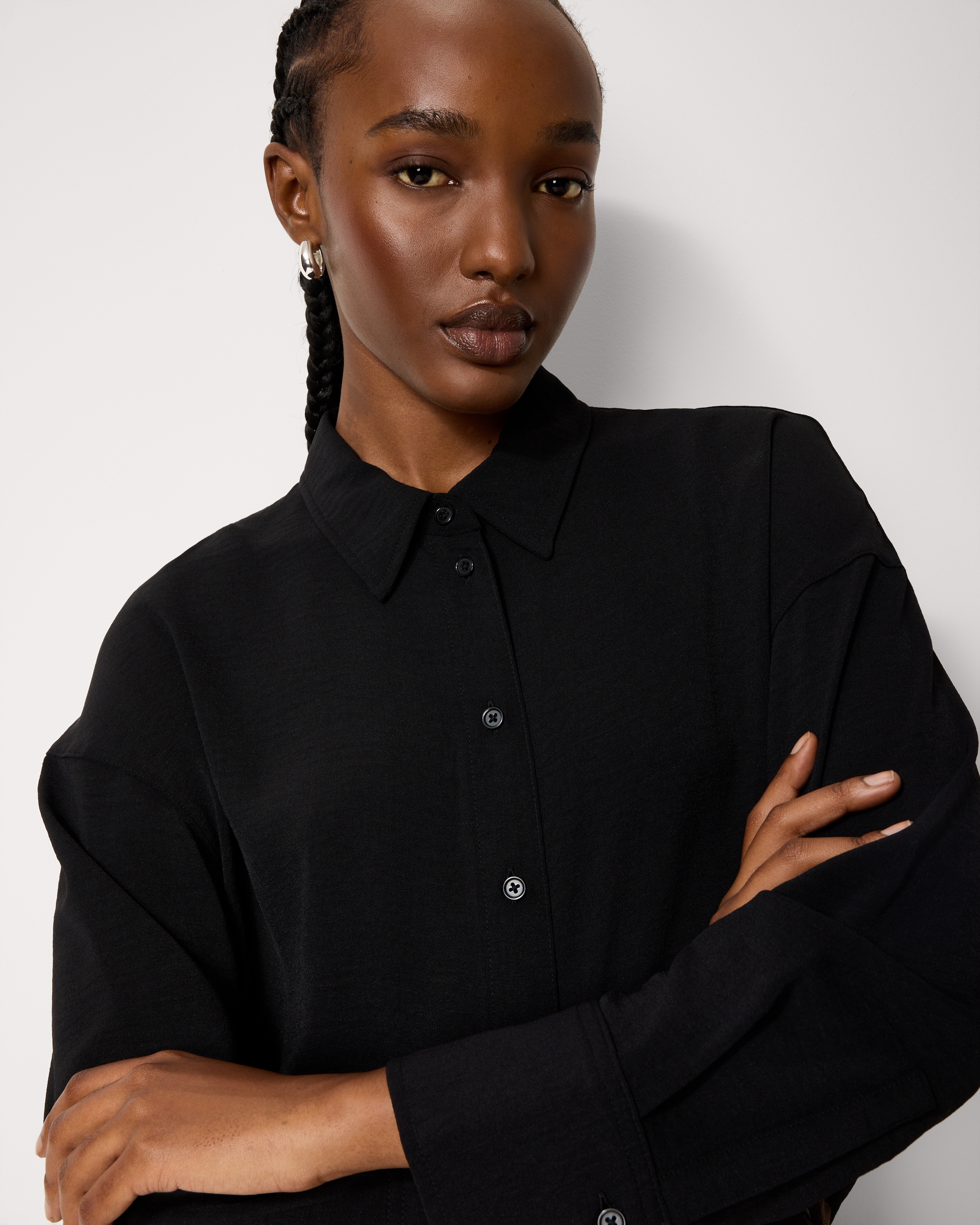 F&F Long Sleeved Shirt in Black