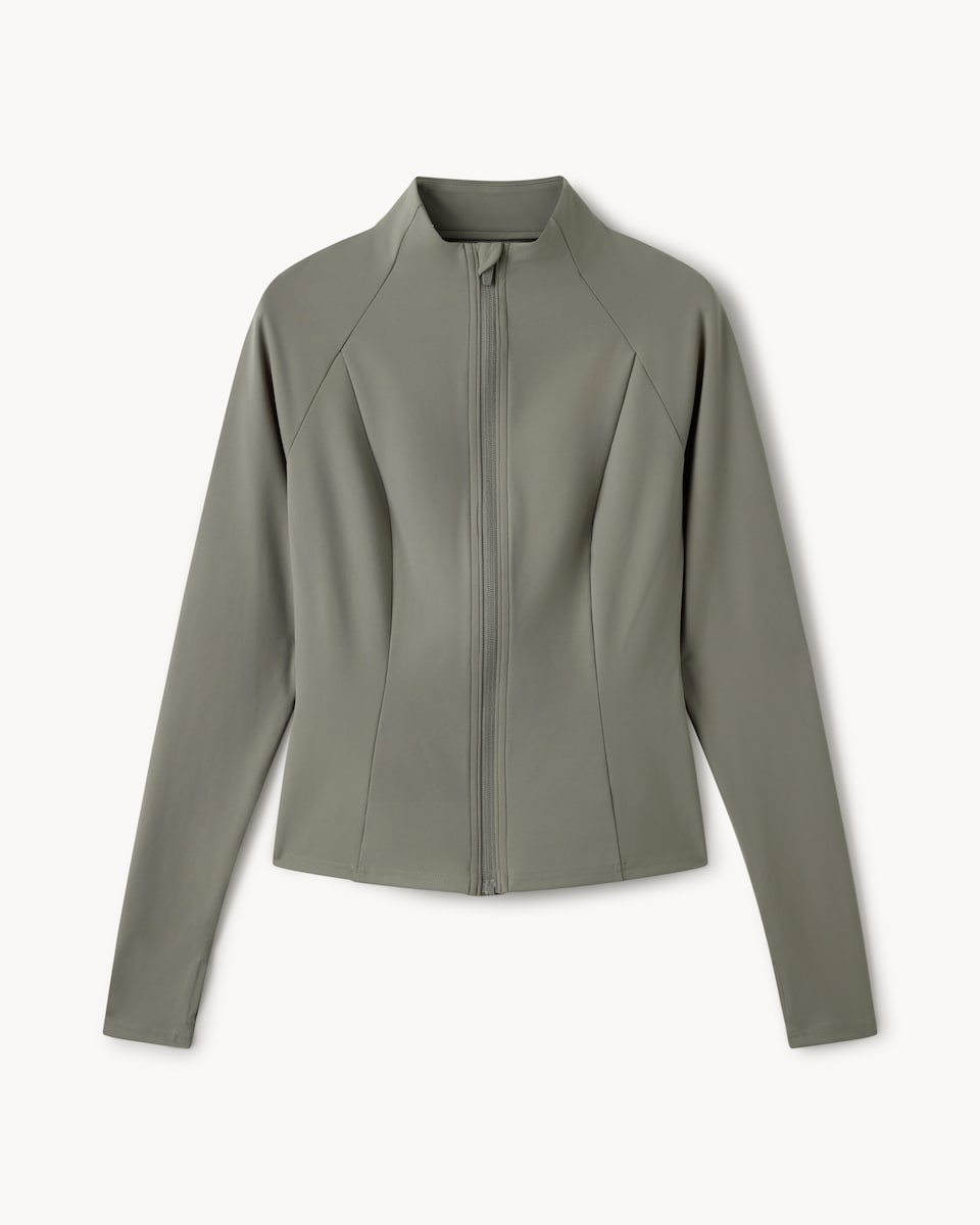 F&F Active EVERYHOUR Zip Up Jacket in Green