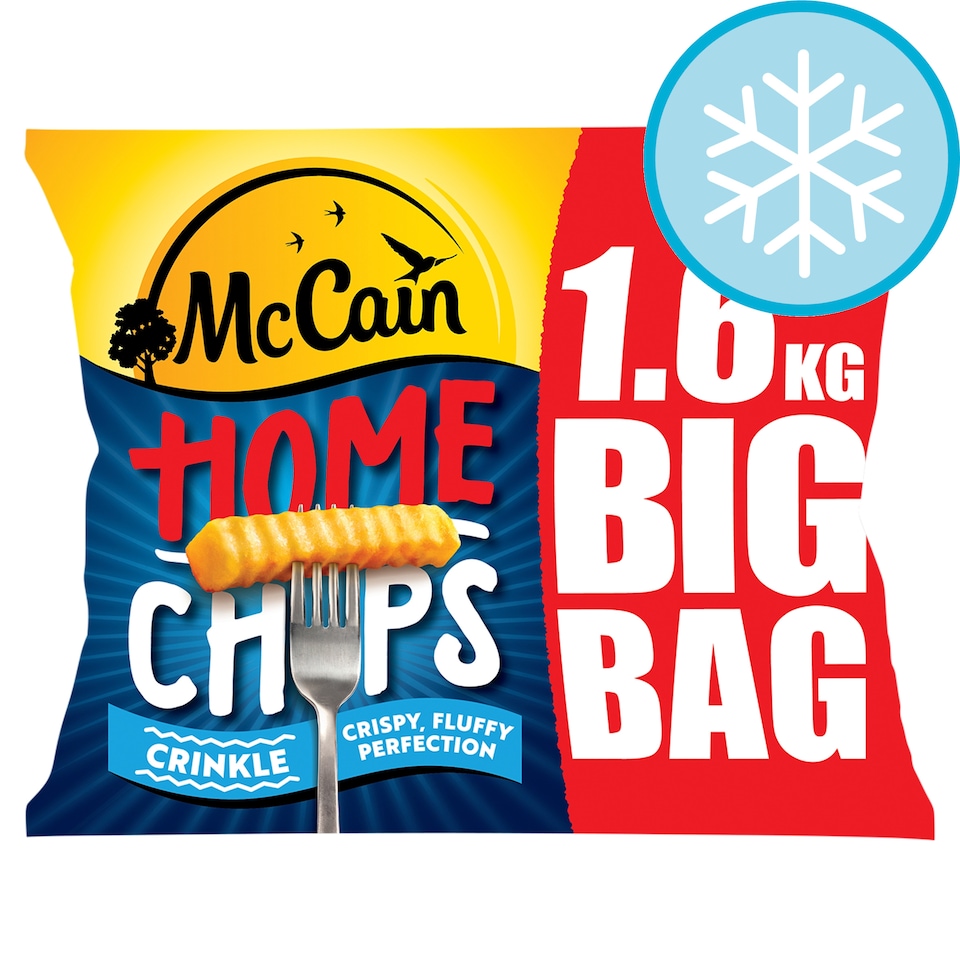 McCain Home Chips Crinkle Cut 1.6kg