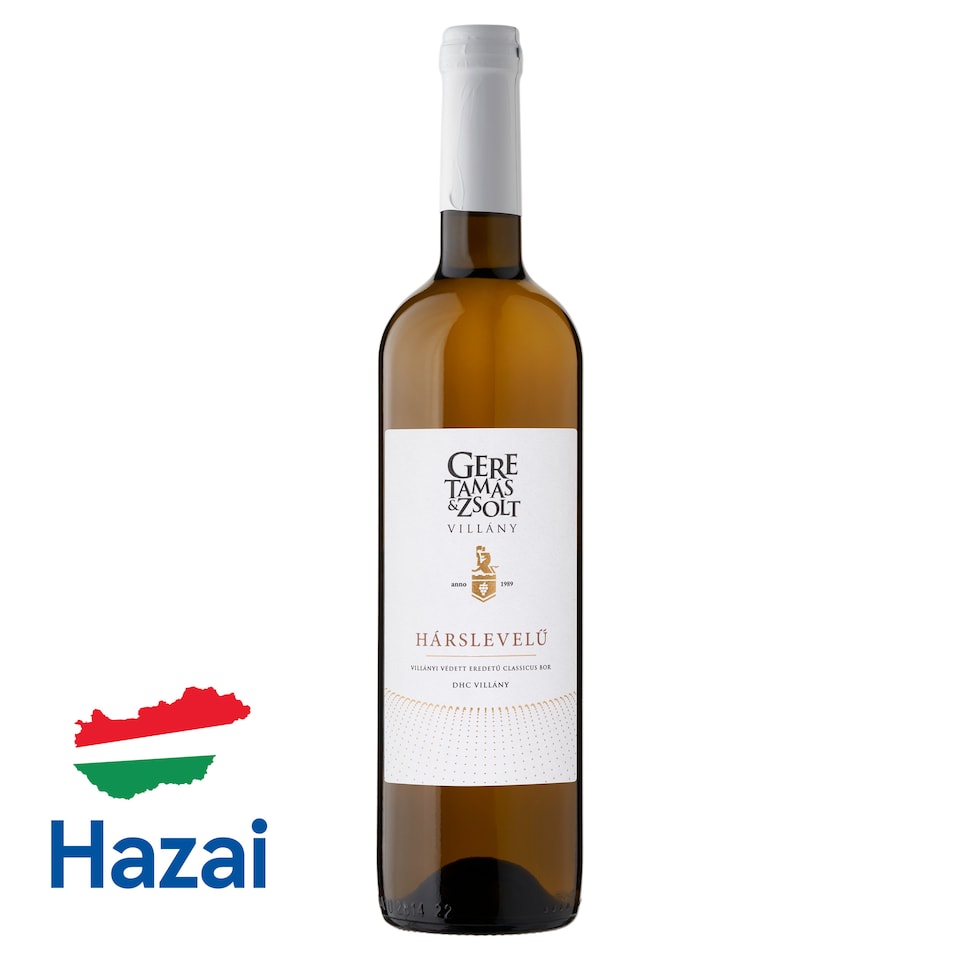 Gere Tamás & Zsolt Villányi Hárslevelű Classic White Wine 13% 750 ml