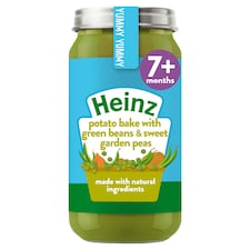 Heinz Potato Bake Green Beans & Peas Baby Food Jar 200g 