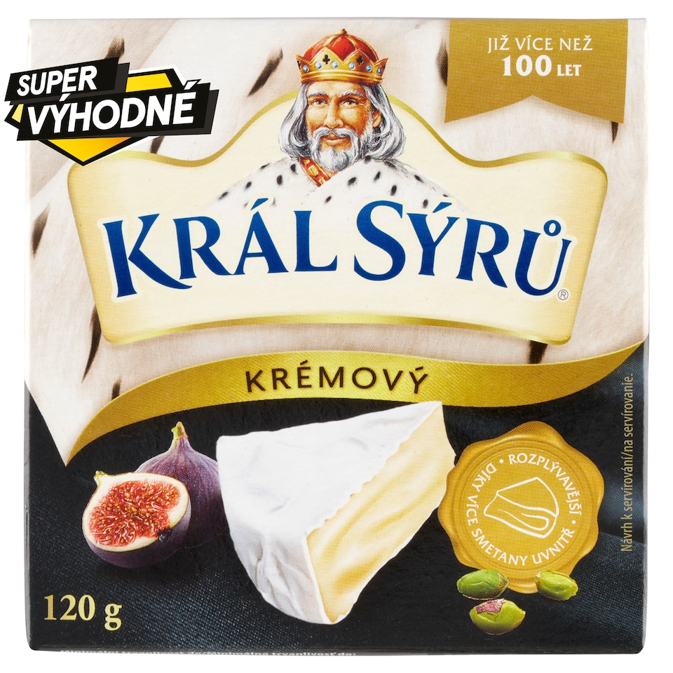 Obrázek 1 pro produkt Král Sýrů Krémový 120g