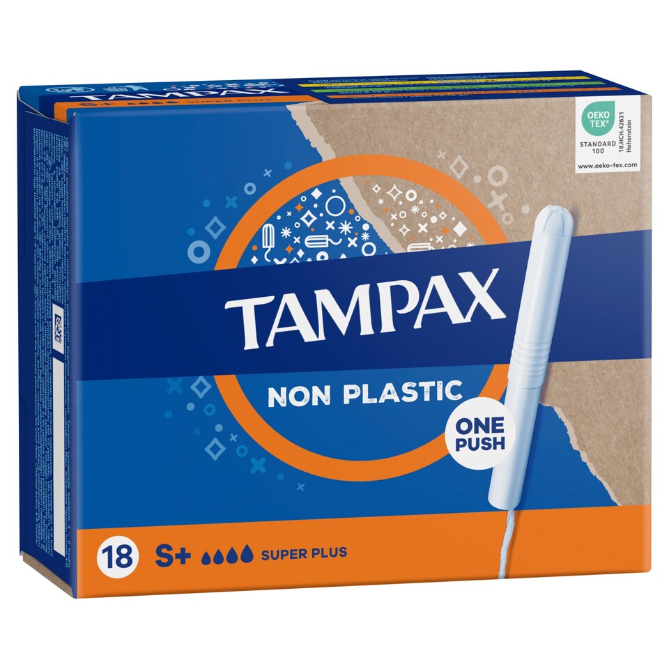 obrázok 1 z Tampax Super Plus Tampóny s Kartónovým Aplikátorom 18 ks