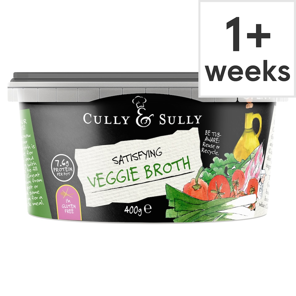 Cully & Sully Satisfying Veggie Broth 400g
