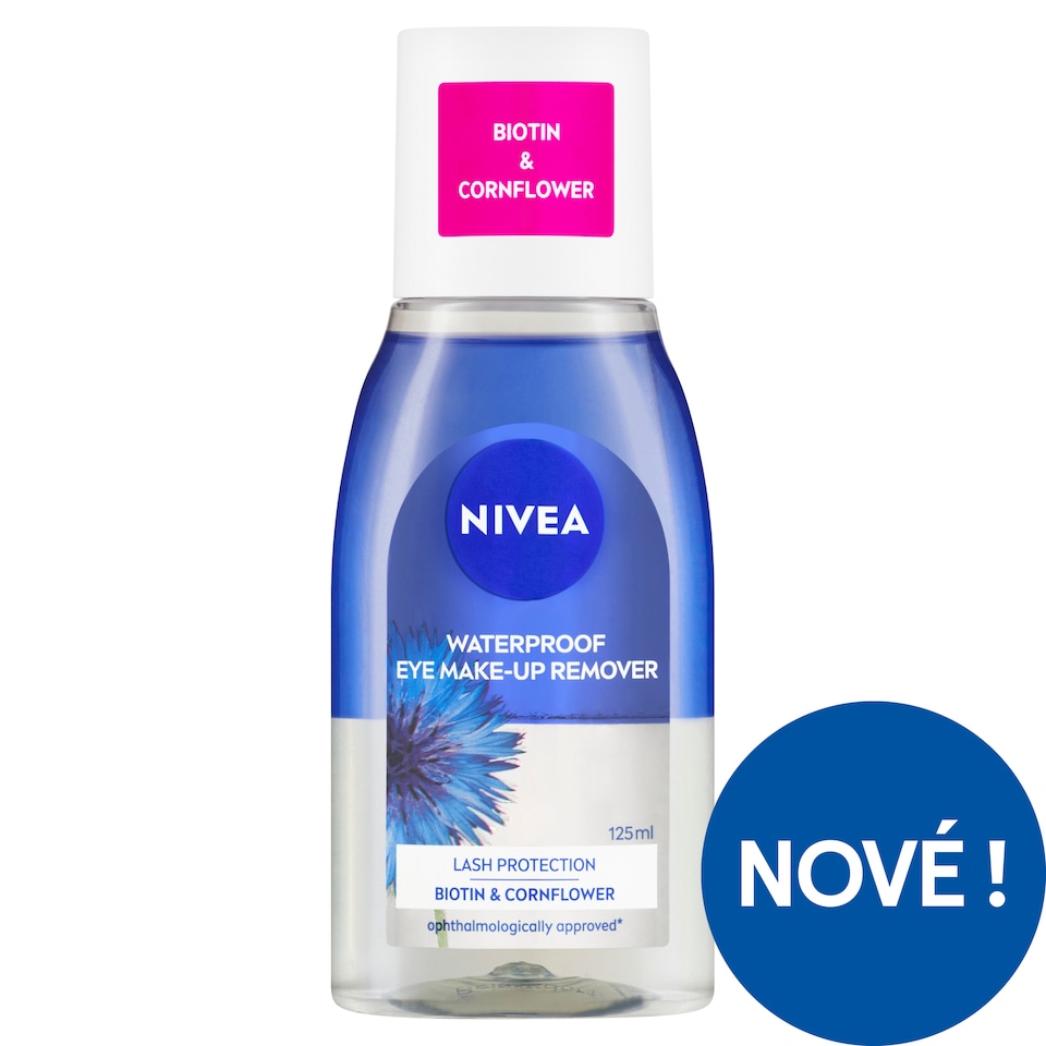 Obrázek 1 pro produkt Nivea Dvoufázový odličovač očí s biotinem 125ml