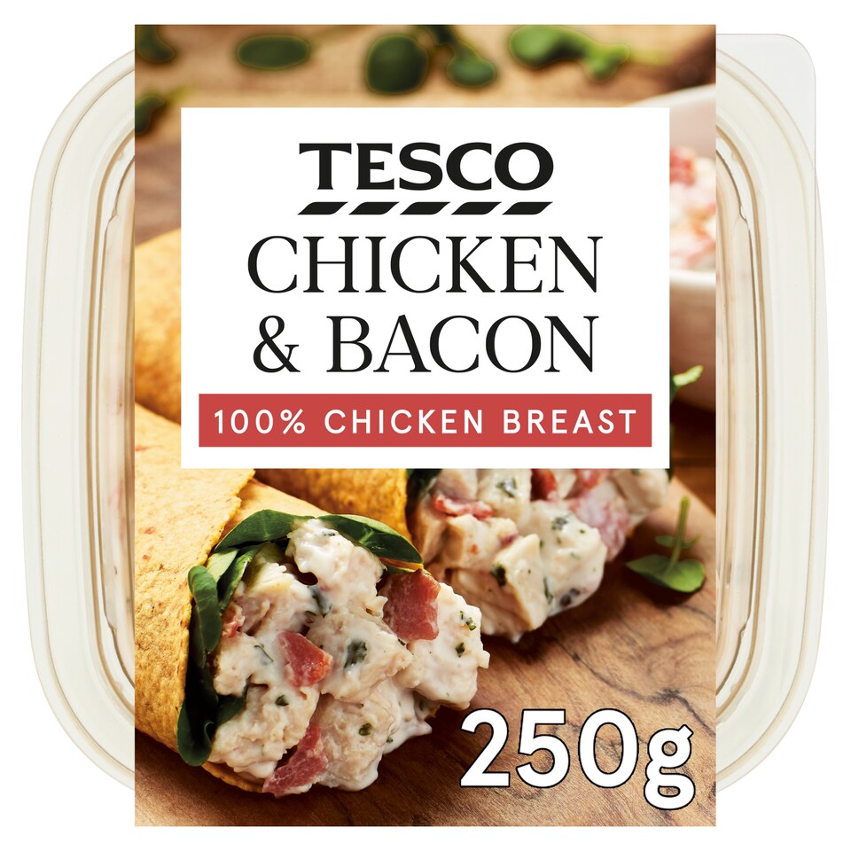 Tesco Chicken & Bacon Sandwich Filler 250G