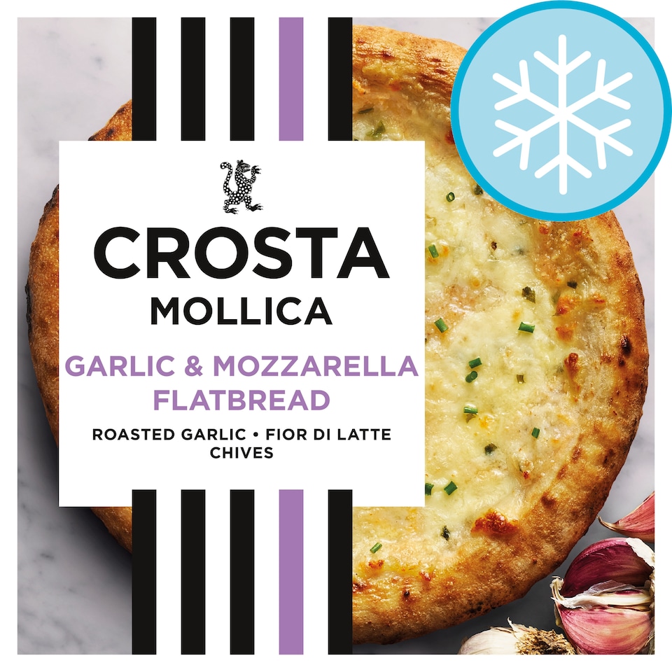 Crosta Mollica Garlic & Mozzarella Sourdough Flatbread 229g