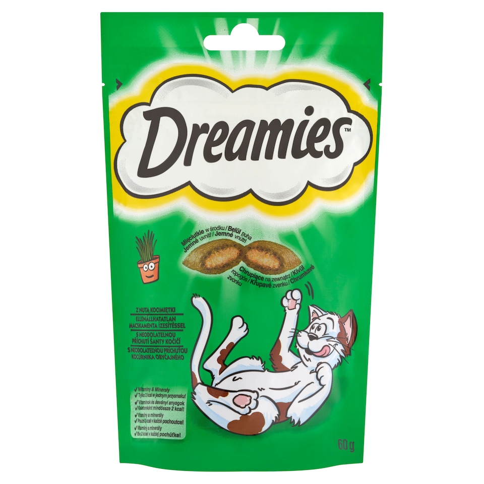 image 1 of Dreamies Mix Supplement Cat Food for Adult Cats and Kittens Older Than 8 Weeks 60 g