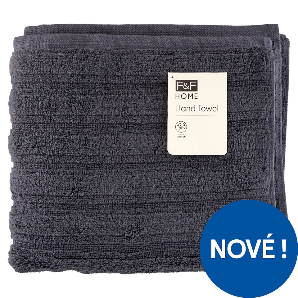 F&F Home Blue Charcoal ručník 50 x 90 cm