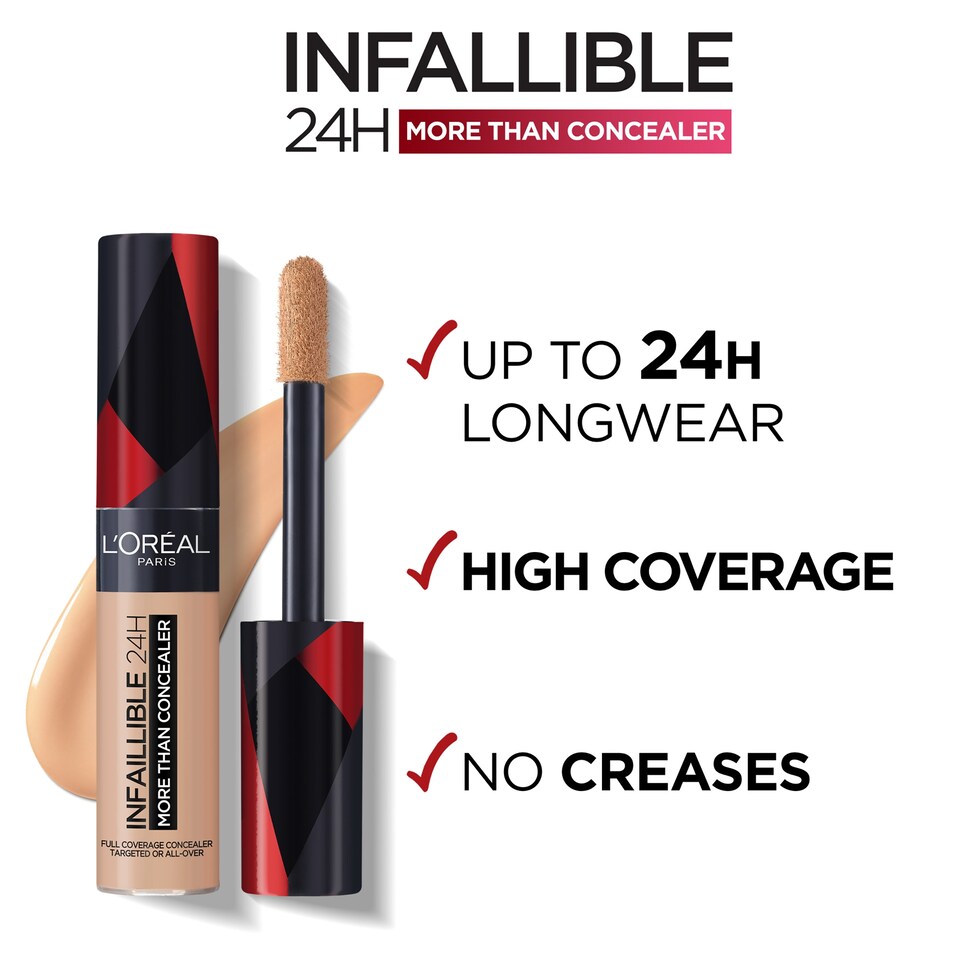 image 1 of L'Oreal Paris Concealer Infallible 322 Ivory 14.2Ml