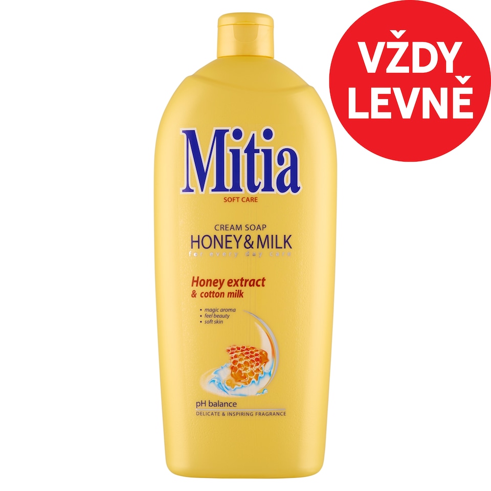 Mitia Honey & Milk Cream Soap 1000ml