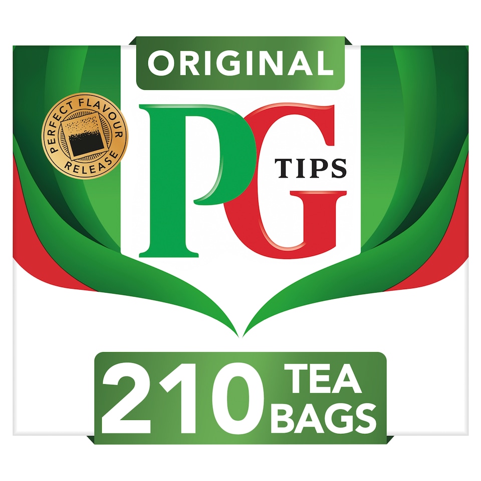 PG Tips Original Black Tea 210 Tea Bags 609g