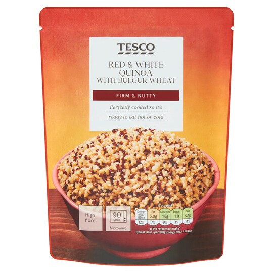 Tesco Red White Quinoa Bulgar Wheat 250g Tesco Groceries