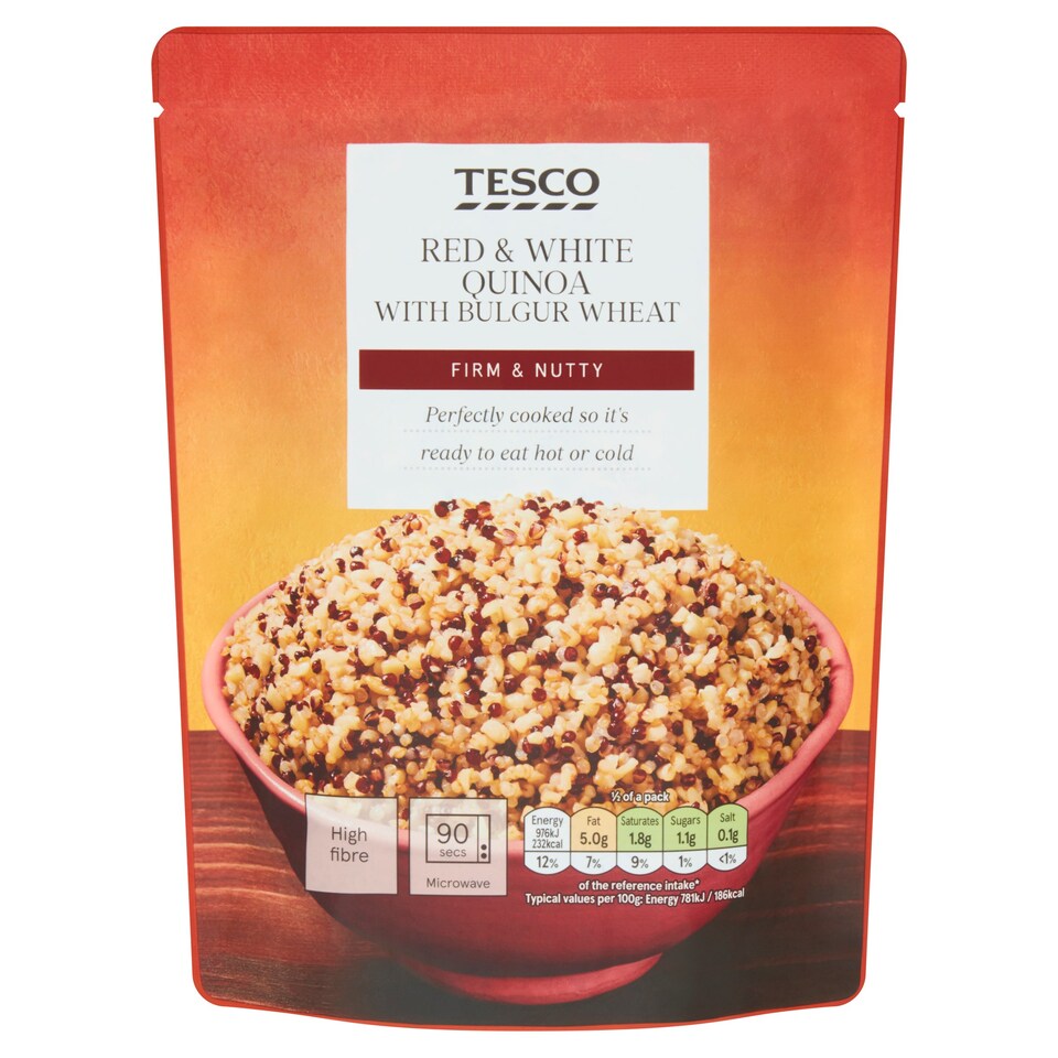 Tesco Red And White Quinoa And Bulgar Wheat 250G