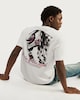 image 1 of NASCAR Print Leader of the Pack Slogan T-Shirt in Cream
