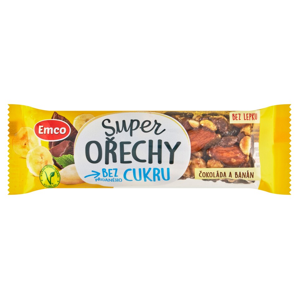 Emco Super ořechy čokoláda a banán 35g