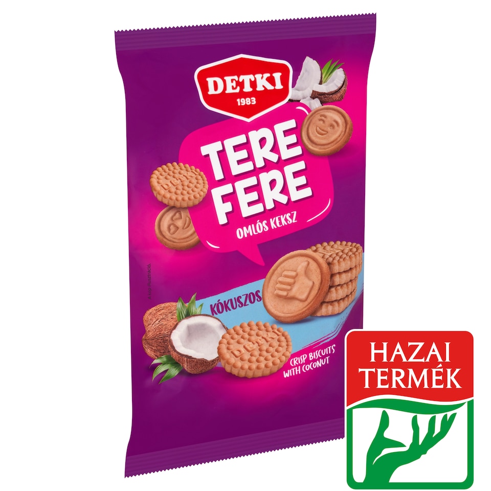 Detki Tere-fere kókuszos omlós keksz 180 g