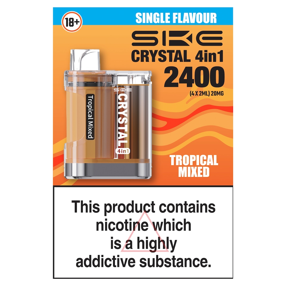 SKE Crystal 4-in-1 Kit - Tropical Mixed (4x2ml) 20mg