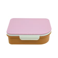 Tesco Pink, Cream & Orange Bento Box 1.5L