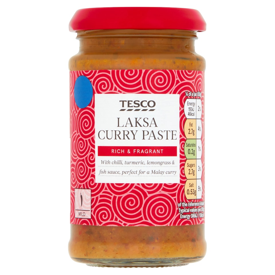 Tesco Laksa Curry Paste 200G