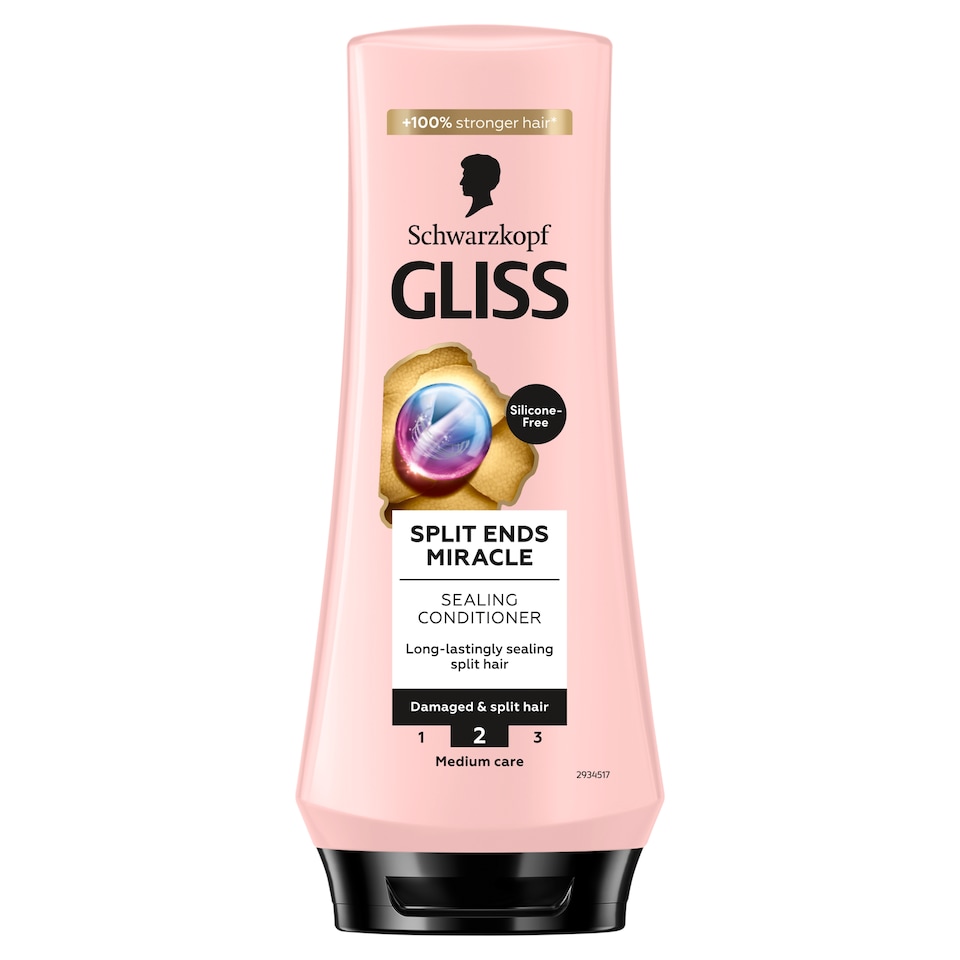 Schwarzkopf Gliss Split Ends Miracle Conditioner with Ionic Complex 200ml